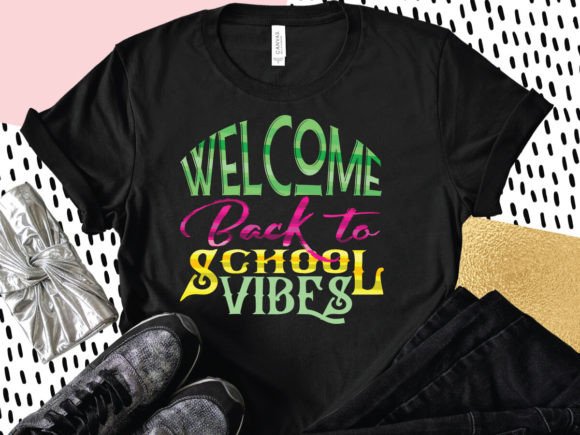 Back to School T-shirt 02: A Practical Look at Typography-Focused Digital Design Files