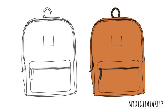 Backpack Clipart & Back to School Clipart
