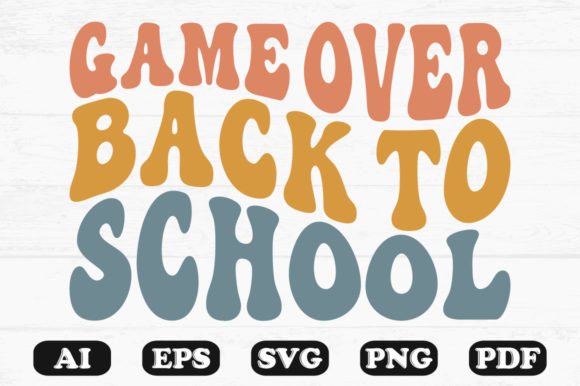 Game Over Back to School Retro SVG PNG: A Practical Guide for Designers and Print-on-Demand Creators