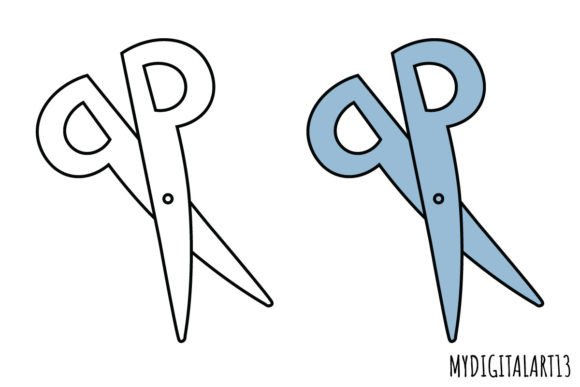 Scissors & Back to School Clipart